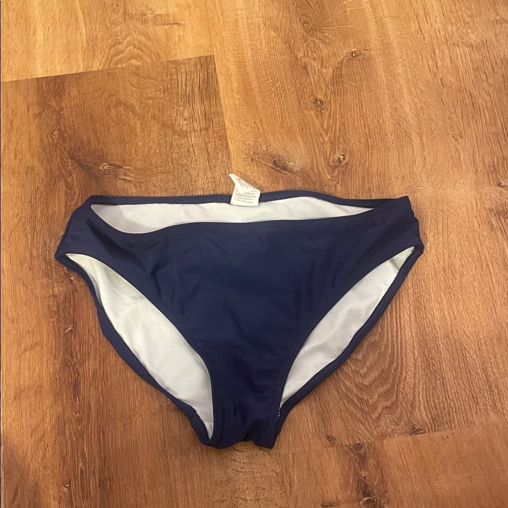 Women's Navy Bikini Bottoms - Classic Swim Brief